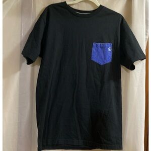 men's Voclom t shirt black size large